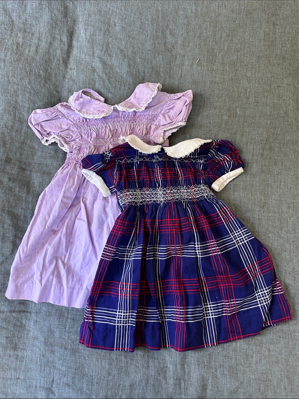 EUC Vintage Polly Flinders Smocked Dresses